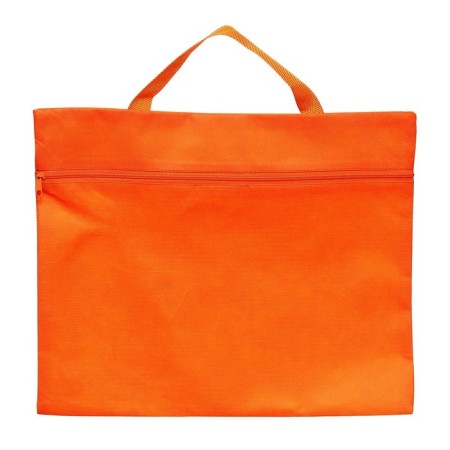 Conference folder with A4 handle, 350 x 270 x 10 mm, textile (spanbond), orange color, calligrata-1