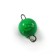 Cargo Cheburashka painted collapsible Yaman 10 pcs., 4 g, green