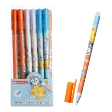 Gel handle with Erased Calligrata ink, 0.38mm, blue rogue, anime case, mix