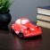 Piggy bank "car" red, 13x8cm