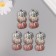Decor for creativity wood "Three patterned pumpkins" 5.4x3.3x0.3 cm
