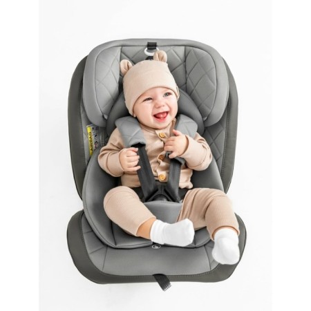AMAROBABY BRILLANT, ISOFIX fastening, class D, group 0+/1/2/3 (0-36 kg), Biryuzovoy color, Brierous Class-18