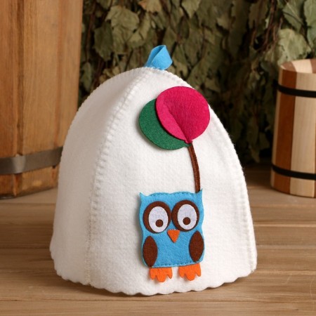 Bath cap with children's applique "George" Voilok