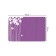 A set of napkins for setting the table "Flower salute", rectangular, rounded edges, size 30x46 cm, 4 pcs