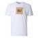 T -shirt male, white color, size 46 (m)