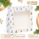 Folding box with the "Christmas tree" window, 15 x 15 x 4 cm