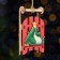 Christmas tree decoration "Sancti with a dragon", 9.5 cm, green, tree