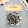 The basis for the armor of the carbine metal with a flat chain silver 5.8x2.2 cm