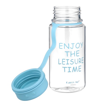 Water bottle, 450 ml, with a strainer, 17.5 x 10.5 cm, blue-1