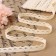Knitted lace, 10 mm × 15 ± 1 m, beige color