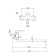 Zipponi Spline bathtub mixer, 1-bonded with a divertor, pour 350 mm, with hand watering can