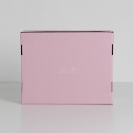 Gift double -sided folding, packaging, “marble”, 27 x 21 x 9 cm-2