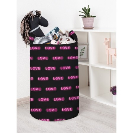 Toy basket "Love, size 40x60 cm