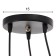 Lamp Bayerlux 34526/3 E27 40W black 50x50x21-121 cm