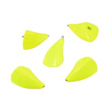 Cargo bullet-excentric stained collapsible Yaman 5 pcs., 56 g, yellow
