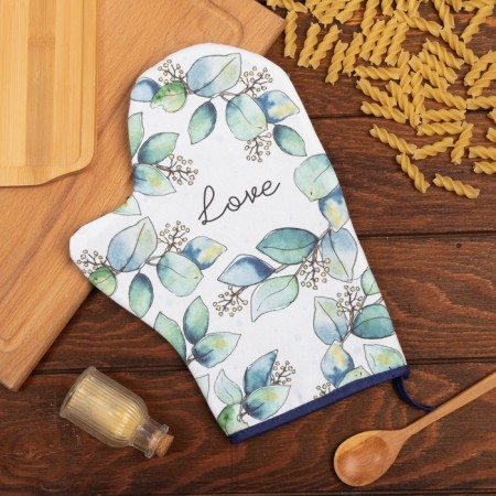 Flower Mood mittens-seizure 20x28cm, sarzha, 100% cotton, gut 250g/m2