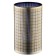 Decorative vase of glass with gold spraying, 15 × 15 × 25 cm, gold color