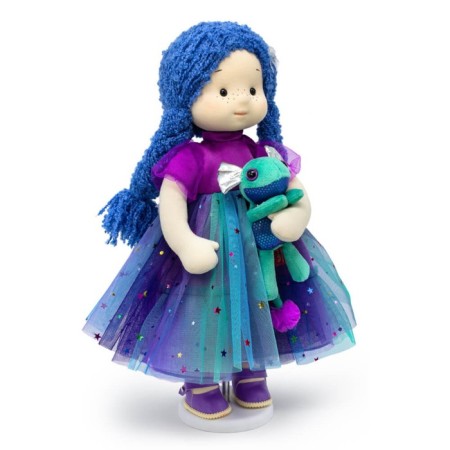 Soft toy "Liv and the Dragon Tali", 38 cm-1