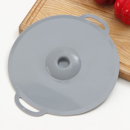 Universal share, silicone, d = 20 cm, gray color-4
