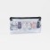 Lightning cosmetic bag, black/transparent color