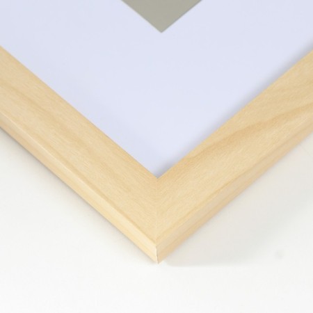 Photo frame MDF "Ellis" 30x30 cm, with a paspartm, natural 76719-2