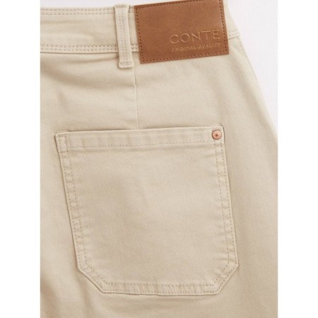 Jeans of trouser cut female Conte Elegant, Size S, Beige Color-8