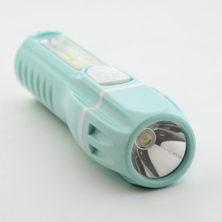 Manual battery lamp 1 W, side 3 W, COB, 800 mAh, 2 modes, 13.5 x 4 cm-2