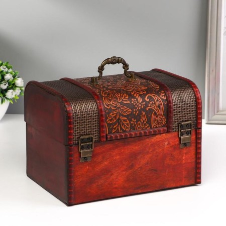 Casket chest wood set 3 pcs Disor "Building" MIX 22x15x15 cm-2