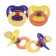 Nipple - Latex orthodontic dummy, from 0 months., Mix color, set 2 pcs.