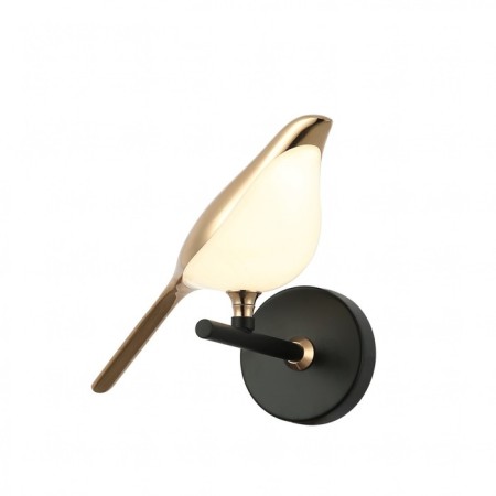 Bra Gerhort G61391/1wbk+GD WT, 1XLED, 18x21x21 cm, gold color