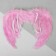 Angel wings, elastic band, pink color