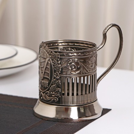 The cup holder “V”, D = 72 mm, nickelled, with blackening-2