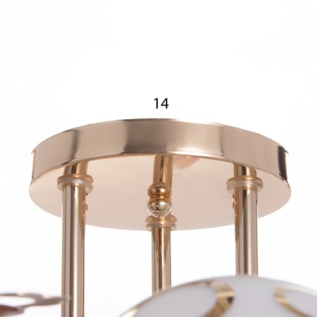 Ebby chandelier 3x40W E27 Gold Model: 2612374-5