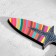 Wooden souvenir "Pumpkin knife", small, multi -colored