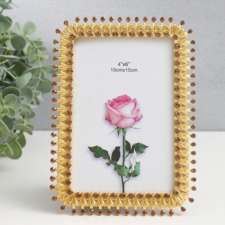Photo frame Metal 10x15 cm "Golden Crown" 13x18 cm