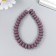 Beads for aromatherapy with the hole "Disc. Violet" 0.6x1x1 cm set 33 pcs +-3