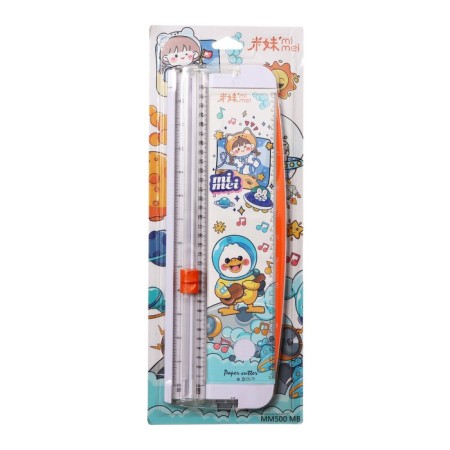 A4 paper roller cutter, up to 3 sheets, safe blade, cut length 320 mm, in a package, mix-6