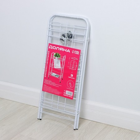 The floor floor is 3-section, on wheels, 27 × 36 × 66 cm, white color-5
