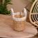 Wicker basket 18x18x25 cm