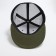 Men's cap with a straight visor Overhat, the color is green, mesh, pr 56
