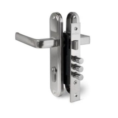 Soldressed "Apex" castle with handles 1026/60-p, color chromium, m/o 61.5 mm