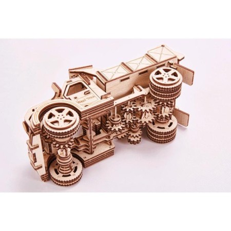 Mechanical 3D puzzle made of wood "Truck-Substand"-3