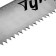 Dawed two -handed tundra, 1000 mm, step 10 mm, a straight tooth is very large, hardened steel
