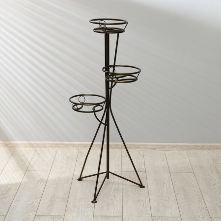 Flower stand, floor, 3 pots, d = 17 cm, bronze, "consul"