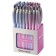 Automatic Brauberg Sakura Handle Handle, Node 0.5 mm, blue ink