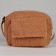 Teddy Cross-Bodi plush bag, beige color