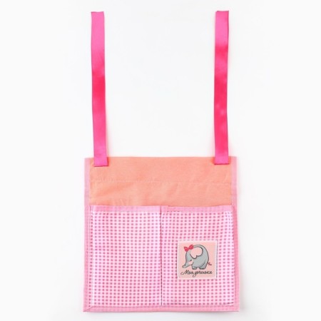 Organizer for storing things for the crib "Favorite daughter", 2 departments-1