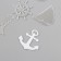 Decor for creativity plastic mirror "sea theme" set 6 pcs