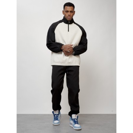 Sports suit men's, size 52, black color-8