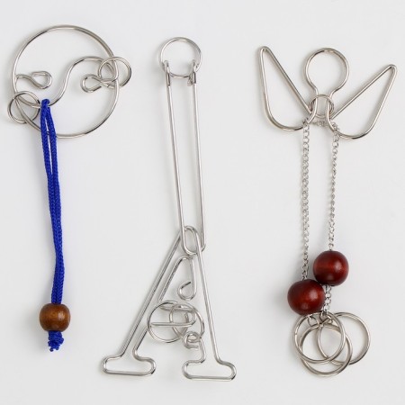 Metal puzzles "Froggo", 3 pieces-3